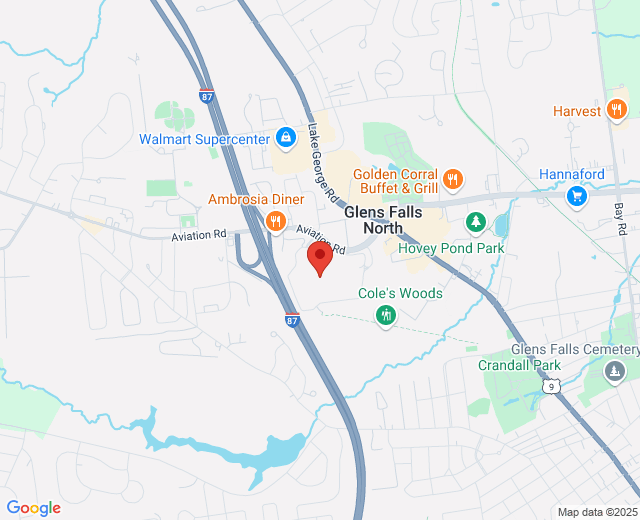map of the area