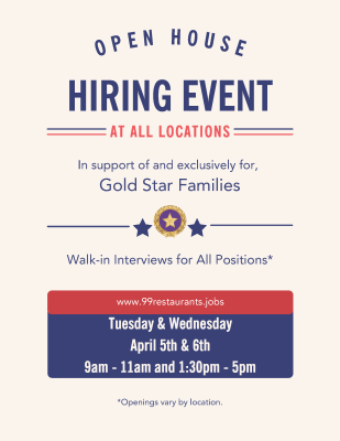 Hiring Event Poster 99