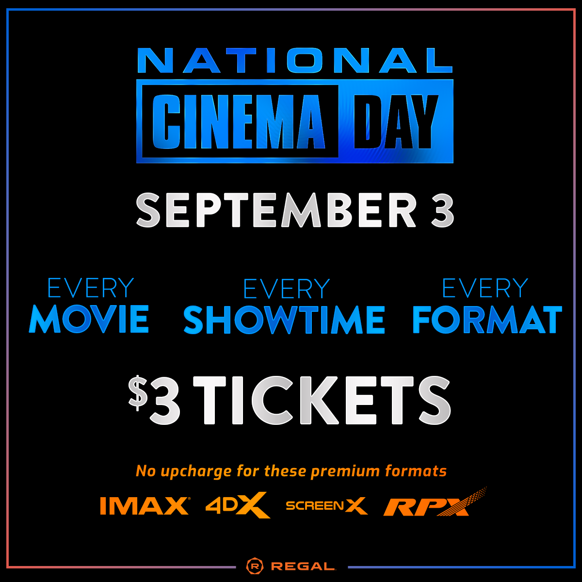 Celebrate National Cinema Day With 3 Movies at Regal! Aviation Mall